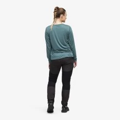 Vagabond Long Sleeve Tee Women Ocean Teal -Clothing Sales Store 07eb41c3 8610 4cac 8bb0 ac61dc726cad