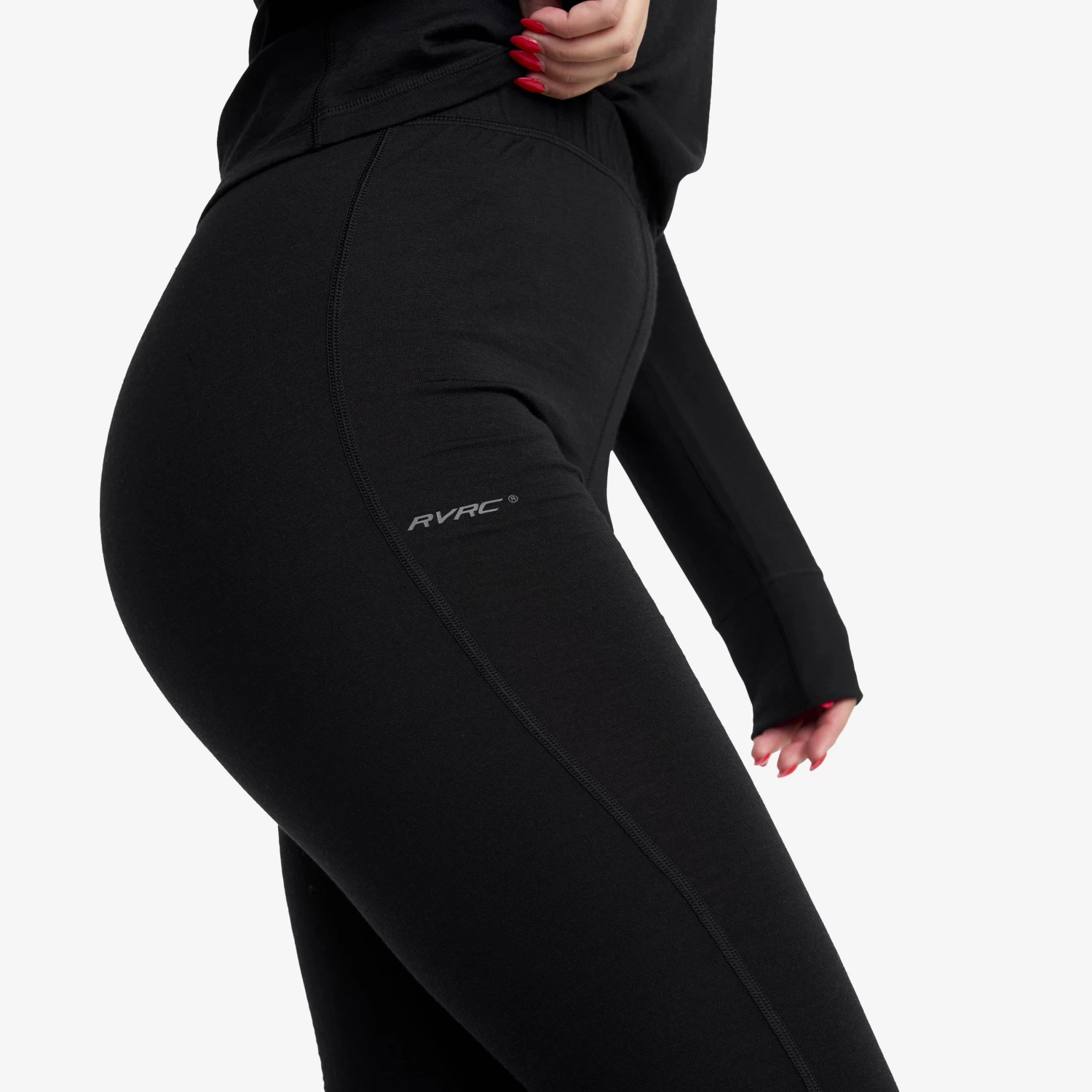 Mount Merino 3/4 Trousers Women Black 6 Mount Merino 3/4 Trousers Women Black - Image 4