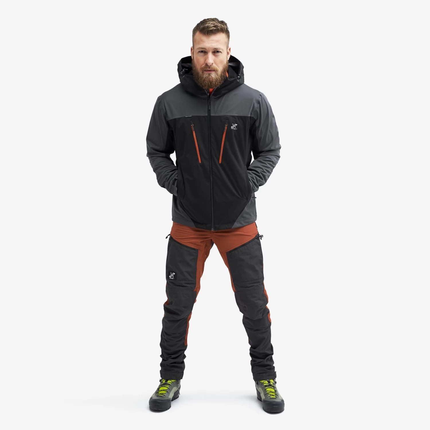 Silence Proshell Jacket Men Black/Rusty 4 Silence Proshell Jacket Men Black/Rusty - Image 2