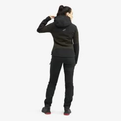 Wander Pro Wool Hoodie Women Dark Olive -Clothing Sales Store 131677d7 4ed4 4860 81d6 9f238c9aec8c