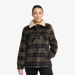 Lumber Jacket Women Mud/Black