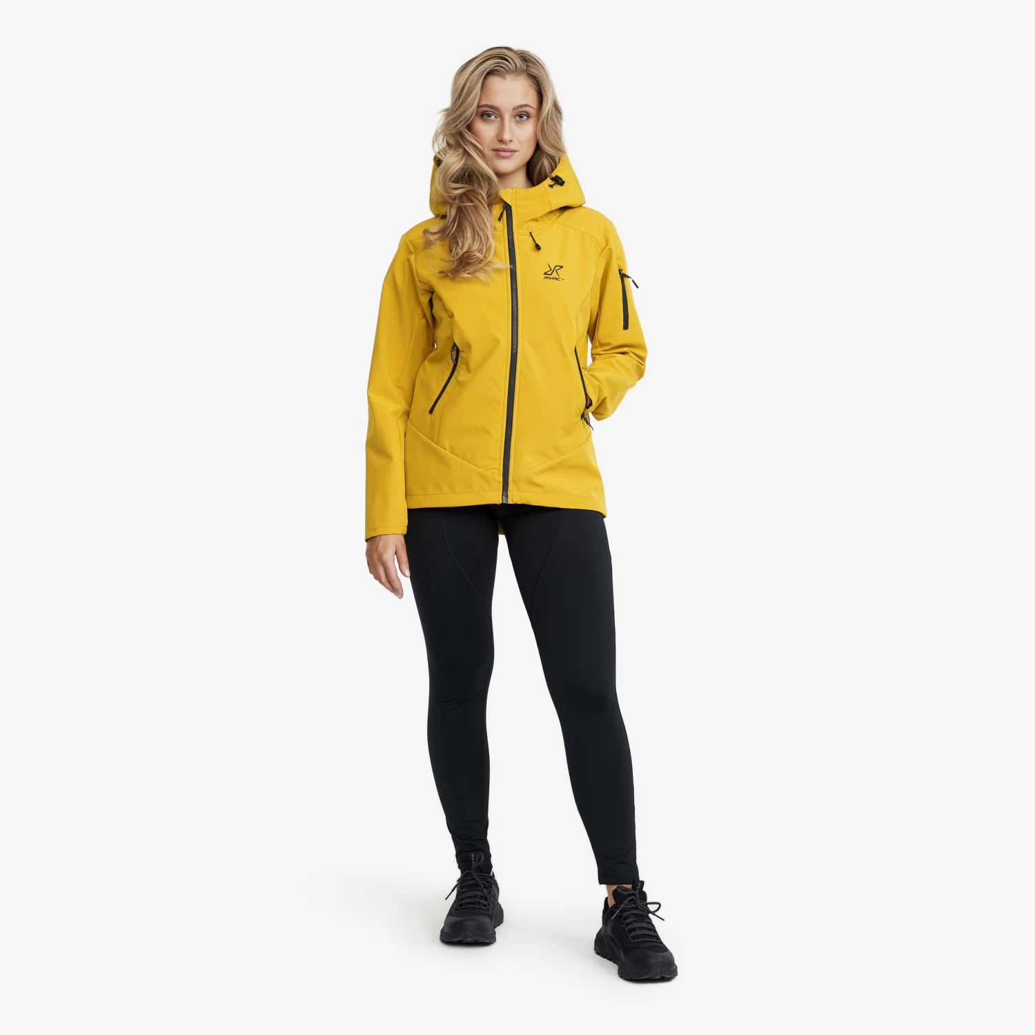 Reckon Softshell Jacket Women Lemon Curry 4 Reckon Softshell Jacket Women Lemon Curry - Image 2