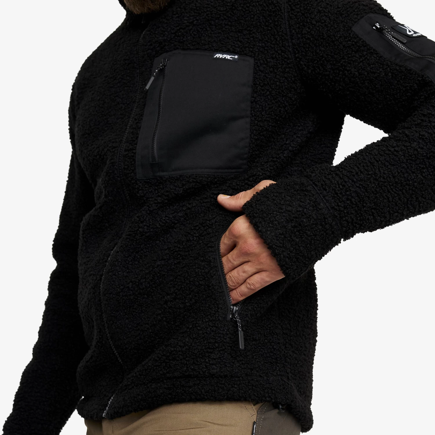 Bigfoot Pile Fleece Men Jetblack 6 Bigfoot Pile Fleece Men Jetblack - Image 4