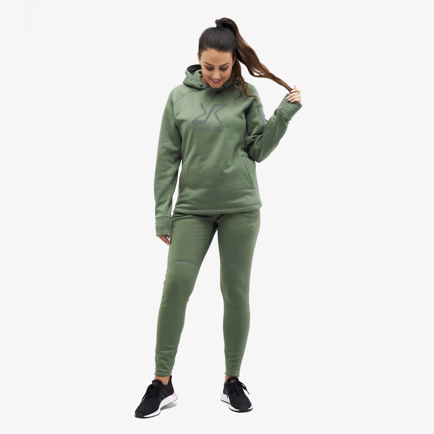Bivouac Hoodie Women Dusty Green 4 Bivouac Hoodie Women Dusty Green - Image 2