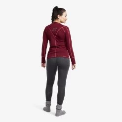Outright Merino Top Women Bison Red/ Anthracite -Clothing Sales Store 1e063eb2 19c0 434f b6e8 084bb35849c9