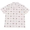 DJ Short Sleeve Soft Collar Shirt - Flaming Eye Grid