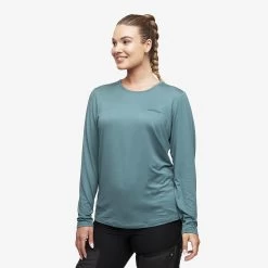 Vagabond Long Sleeve Tee Women Ocean Teal