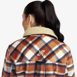 Lumber Jacket Women Rusty Orange/Oatmeal -Clothing Sales Store 36141ea6 729a 4e2a adc2 919b64c25b54