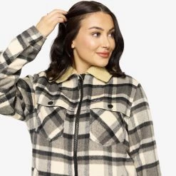 Lumber Jacket Women Tofu/Anthracite 12 Lumber Jacket Women Tofu/Anthracite -Clothing Sales Store 378ef581 b167 4a26 b3ba 6ae57e807a44