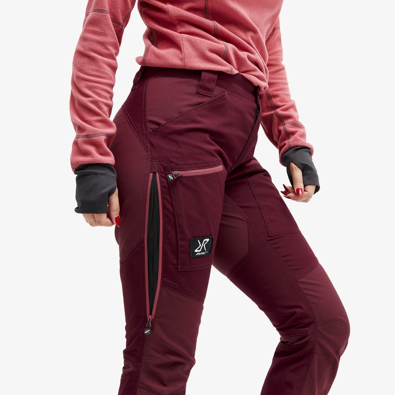 Nordwand Pro Trousers Women Burgundy/Earth Red 6 Nordwand Pro Trousers Women Burgundy/Earth Red - Image 4