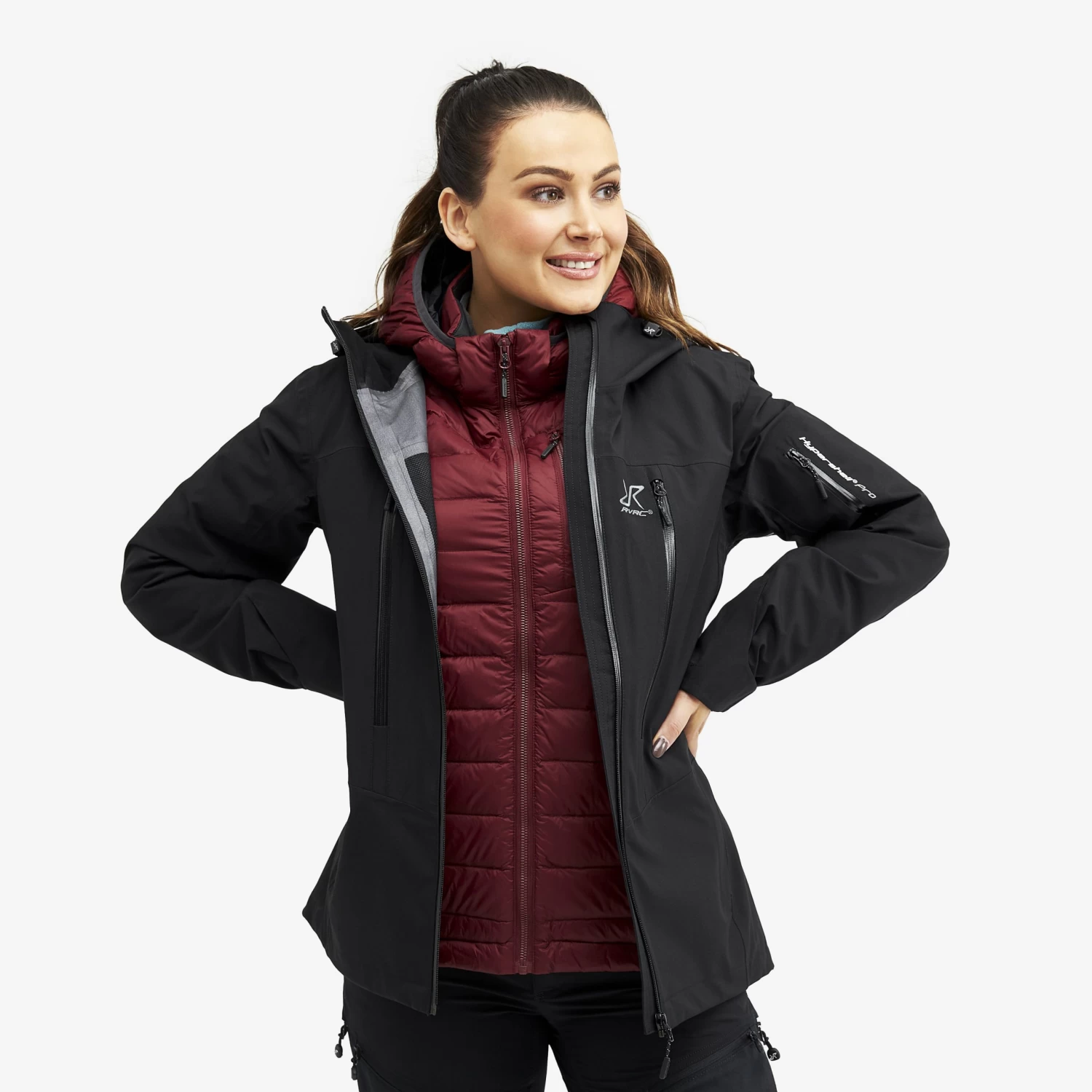 Helium Down Jacket Women Bison Red 8 Helium Down Jacket Women Bison Red - Image 6