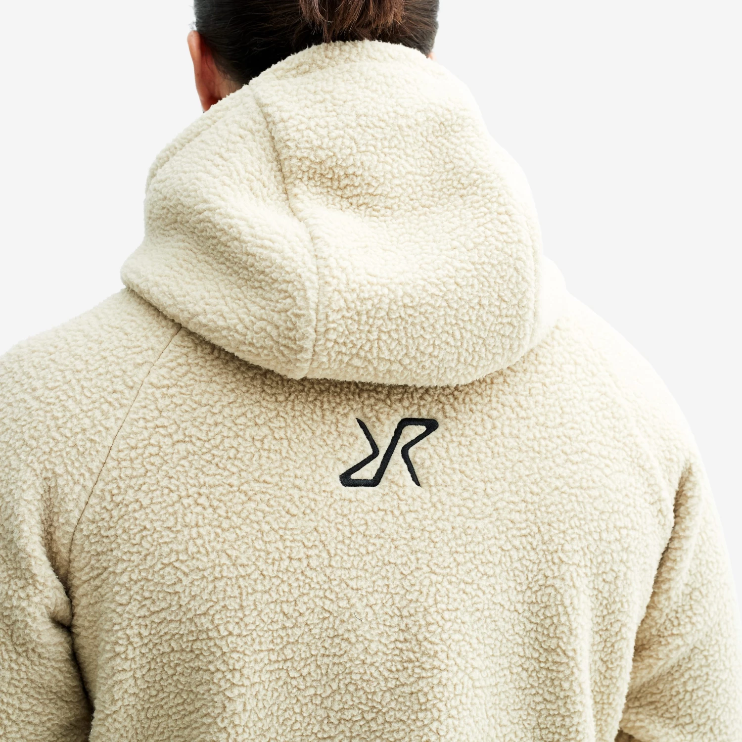 Sherpa Hoodie Men Beige Khaki 7 Sherpa Hoodie Men Beige Khaki - Image 5