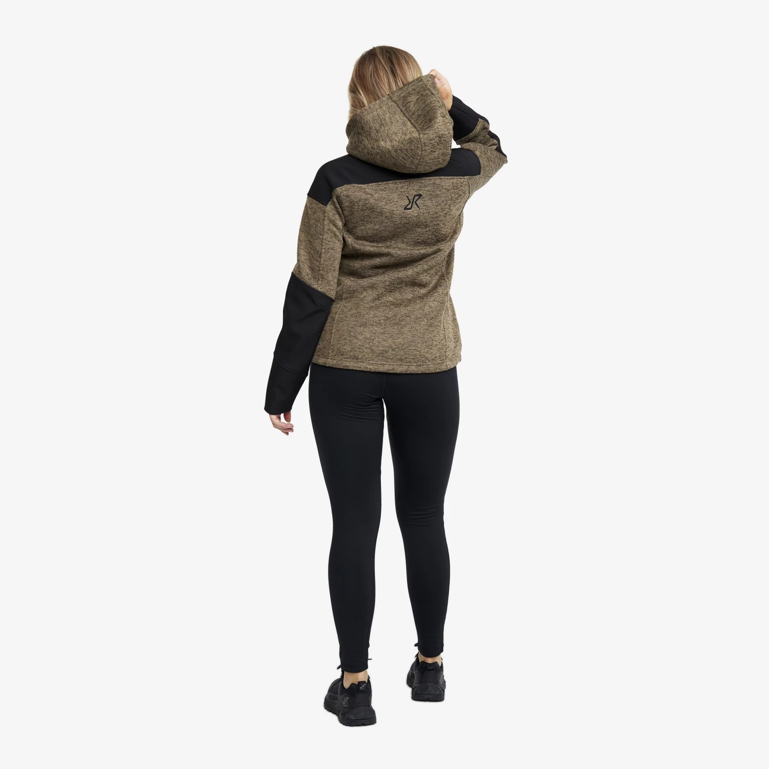 Tornado Hoodie Women Khaki 5 Tornado Hoodie Women Khaki - Image 3