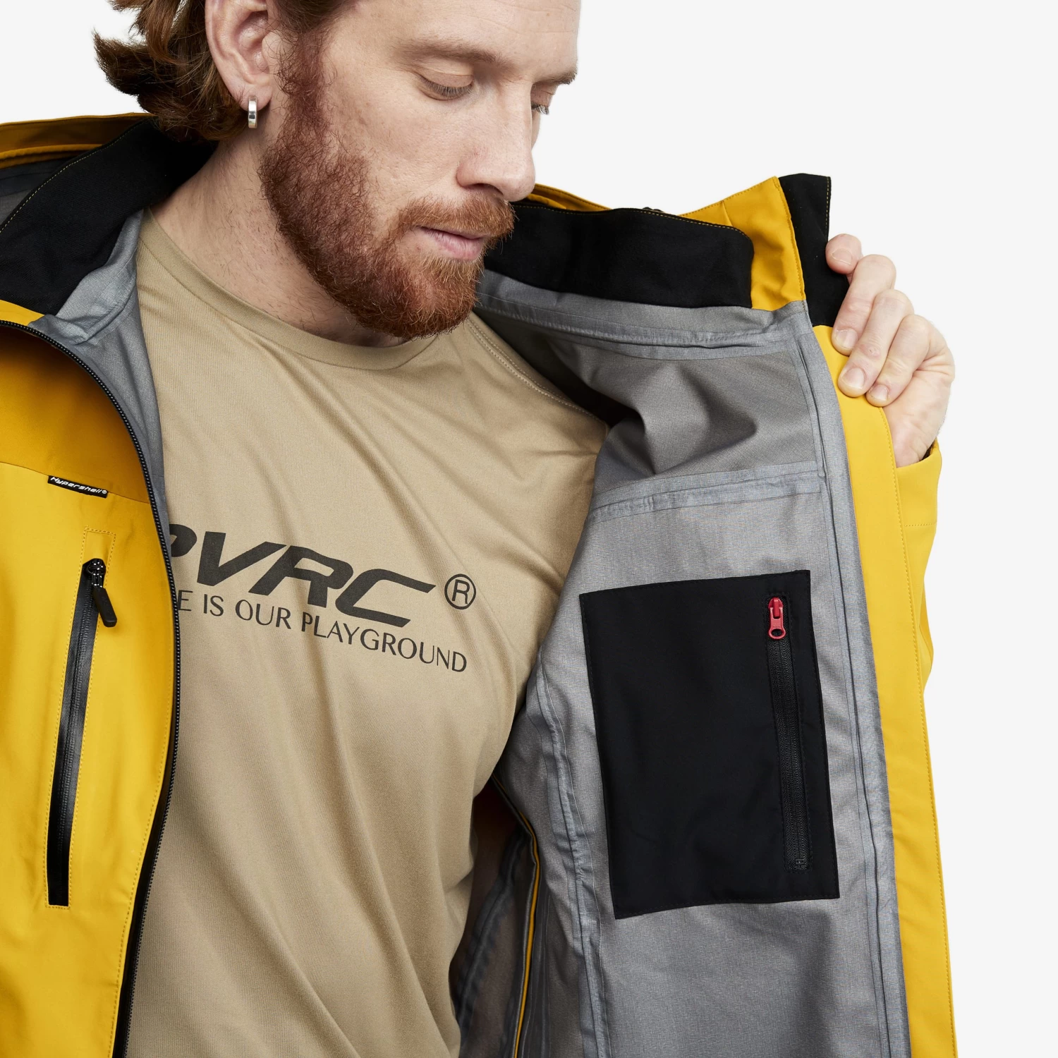 Silence Proshell Jacket Men Lemon Curry 12 Silence Proshell Jacket Men Lemon Curry - Image 10