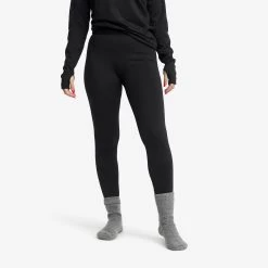 Waffle Baselayer Trousers Women Black