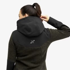 Wander Pro Wool Hoodie Women Dark Olive -Clothing Sales Store 6414b684 4771 443a ab26 55c520d45378