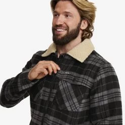 Lumber Jacket Men Black/Anthracite -Clothing Sales Store 73814050 261b 4cc4 90f1 f56c59c10c18