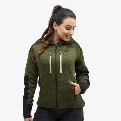 Tornado Hoodie Women Olive Green