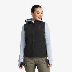 Essential Fleece Vest Women Black