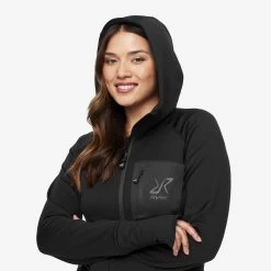 Illusion Hoodie Women Black/Anthracite -Clothing Sales Store 7e6305e5 33a5 4199 b136 3539aa753135