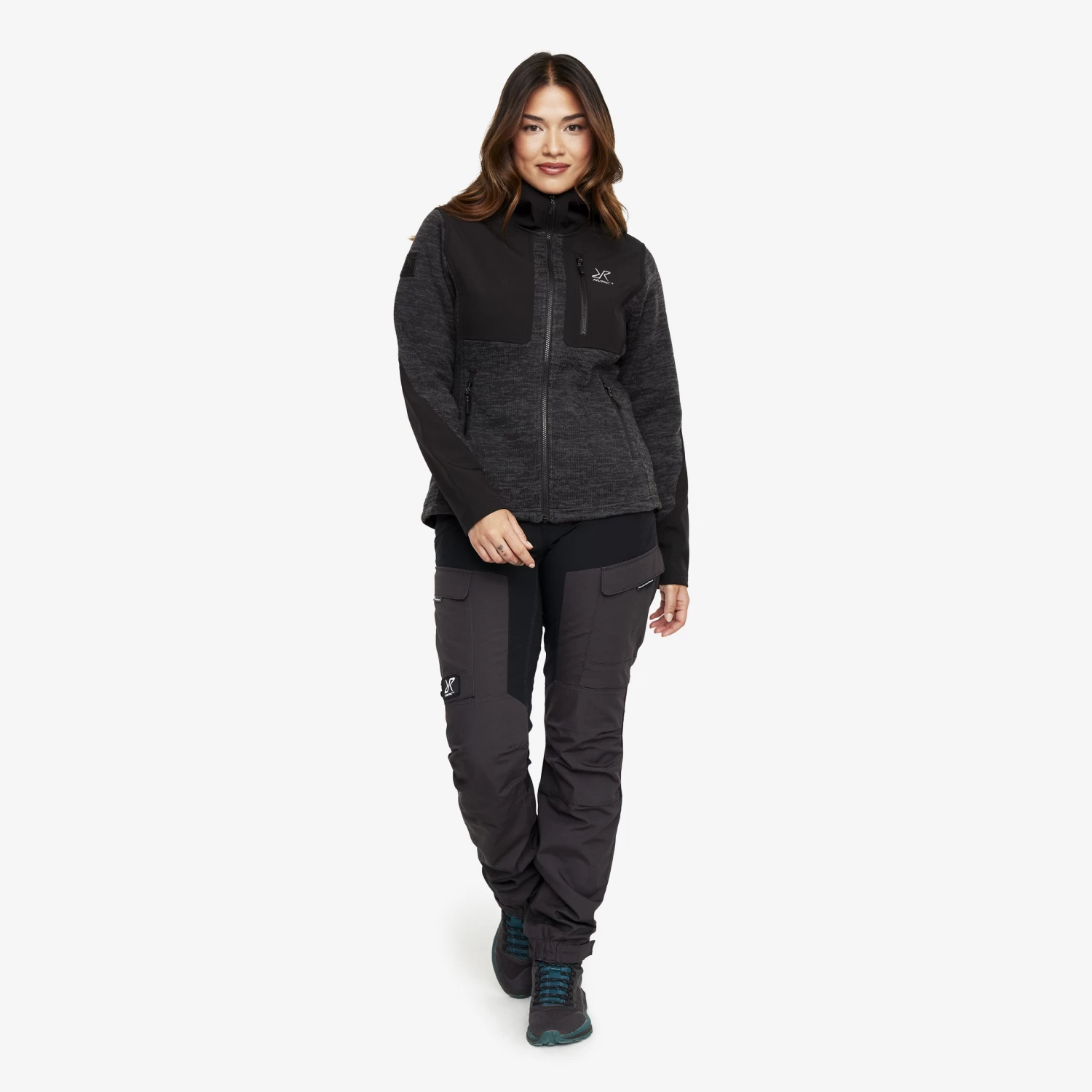 Wander Pro Wool Hoodie Women Anthracite 4 Wander Pro Wool Hoodie Women Anthracite - Image 2