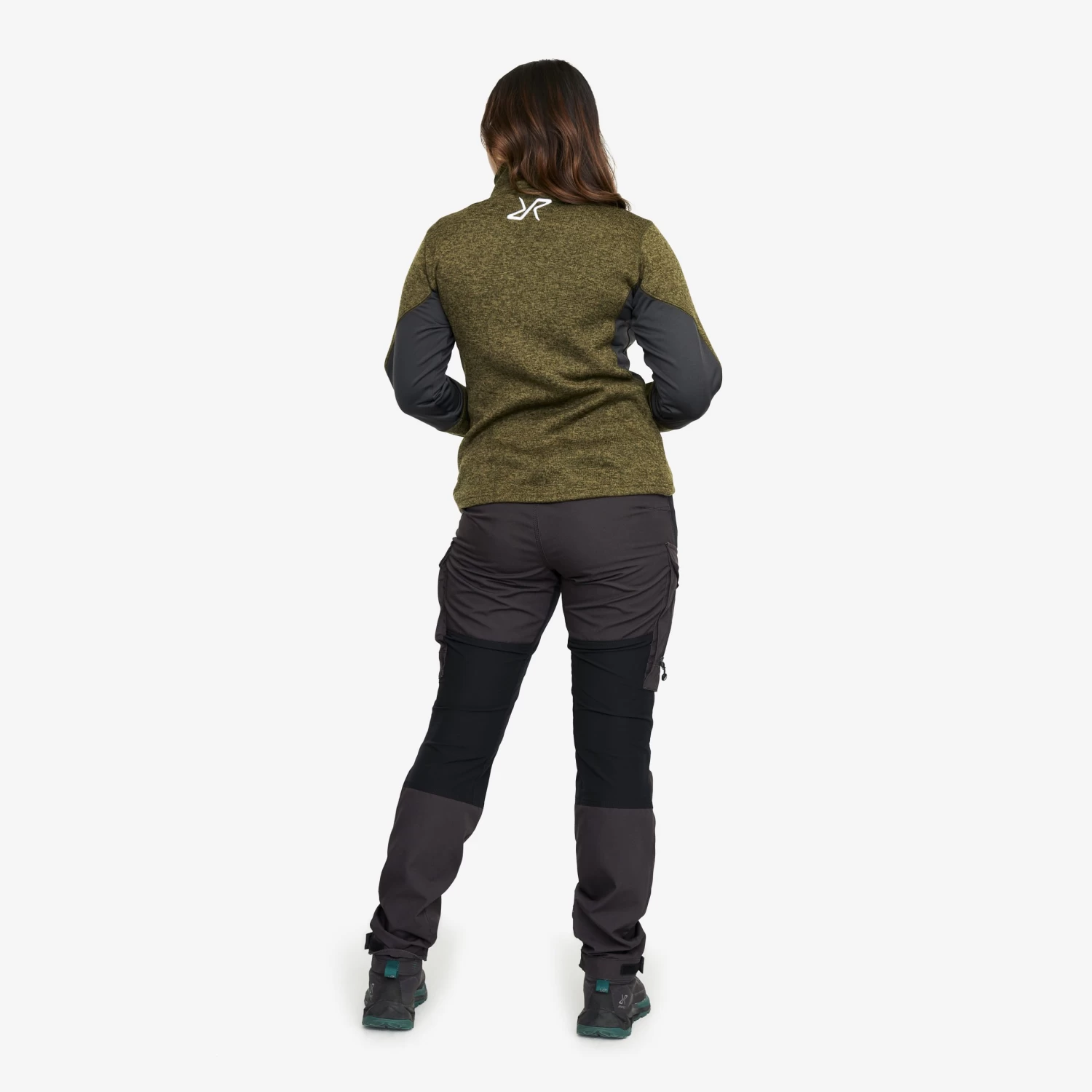 Fusion Fleece Women Burnt Olive 5 Fusion Fleece Women Burnt Olive - Image 3