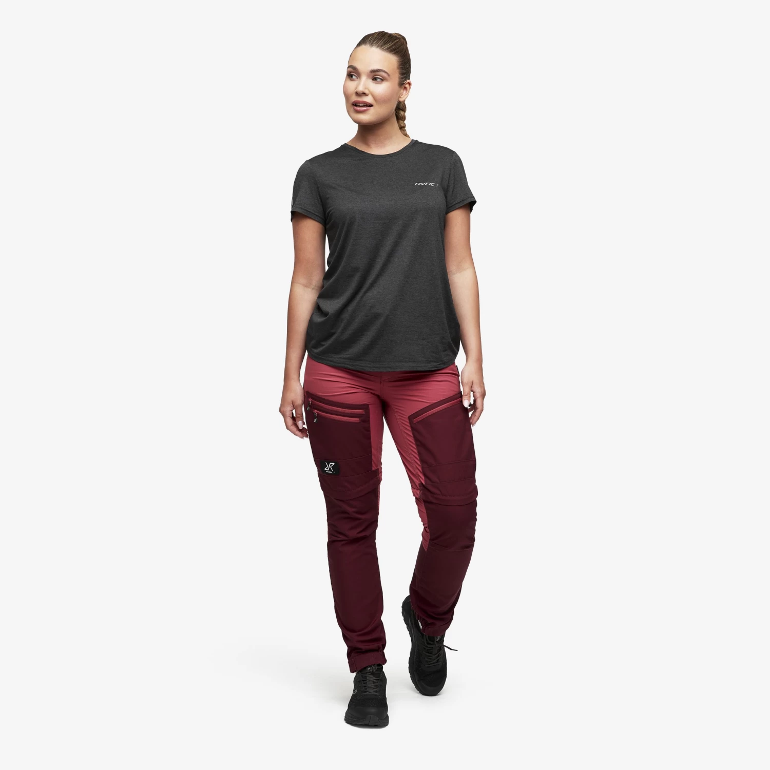 Vagabond Tee Women Black Melange 4 Vagabond Tee Women Black Melange - Image 2