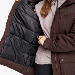 Outdoor Parka Women Dark Vintage Rose -Clothing Sales Store 8b959924 921d 4050 8467 f1b094d6de7e