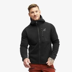 Wander Pro Wool Hoodie Men Charcoal Black