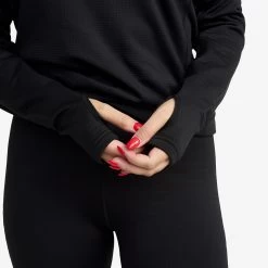 Waffle 1/2 Zip Baselayer Top Women Black -Clothing Sales Store 9ab80cf4 f3f1 4145 ac46 29fde47c0432