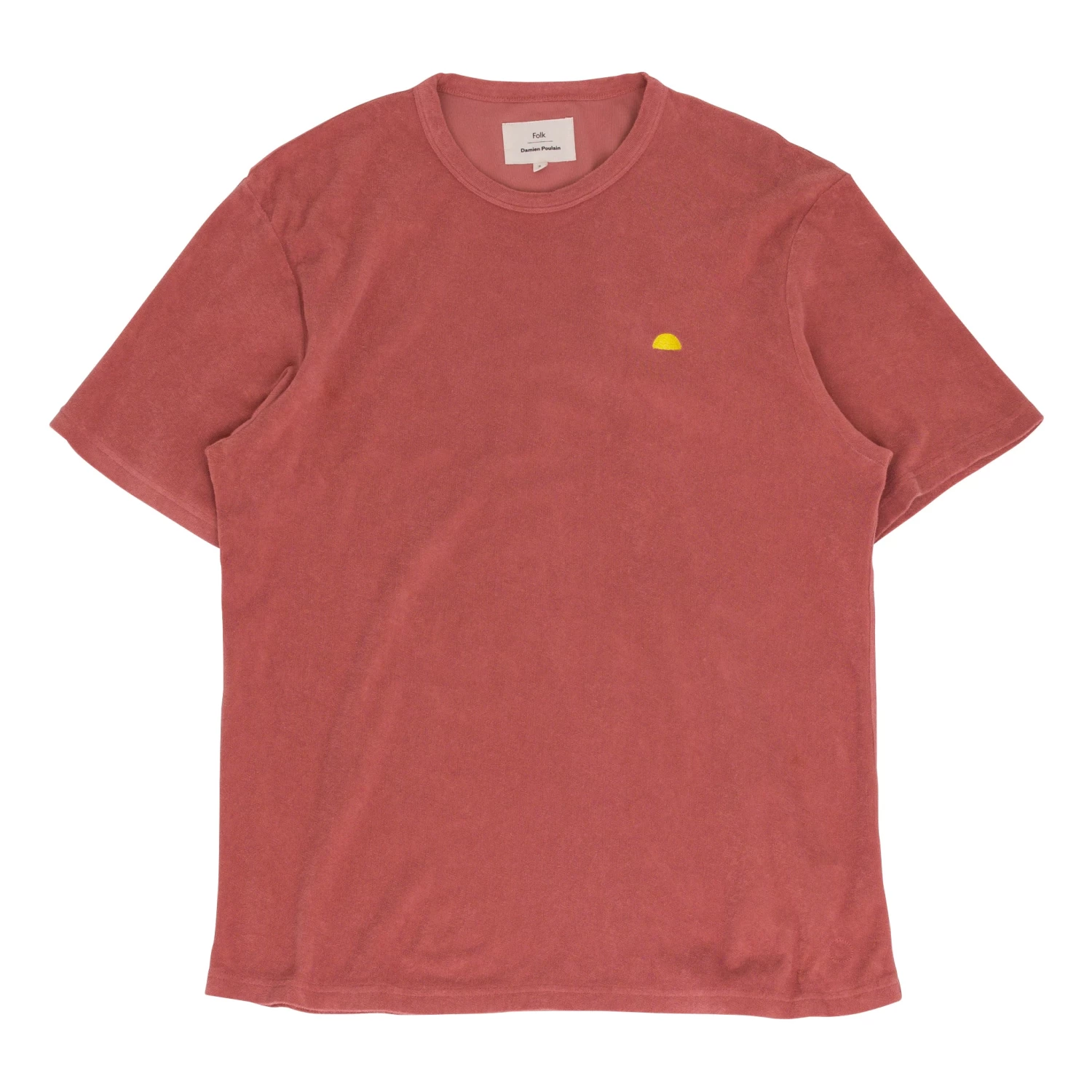Relaxed Assembly Tee - Dark Coral Terry DP 3 Relaxed Assembly Tee - Dark Coral Terry DP