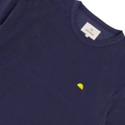 Relaxed Assembly Tee - Soft Navy Terry DP -Clothing Sales Store AW24pre 033