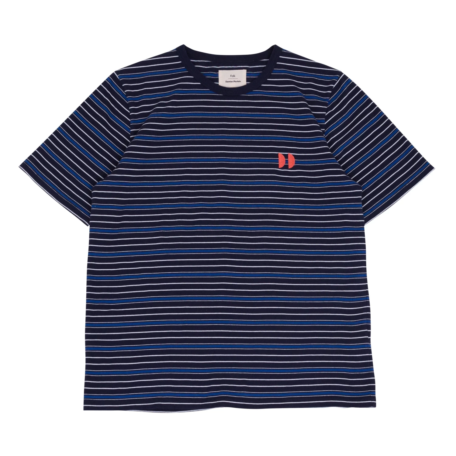 Multistripe Tee - Navy Moon DP 3 Multistripe Tee - Navy Moon DP