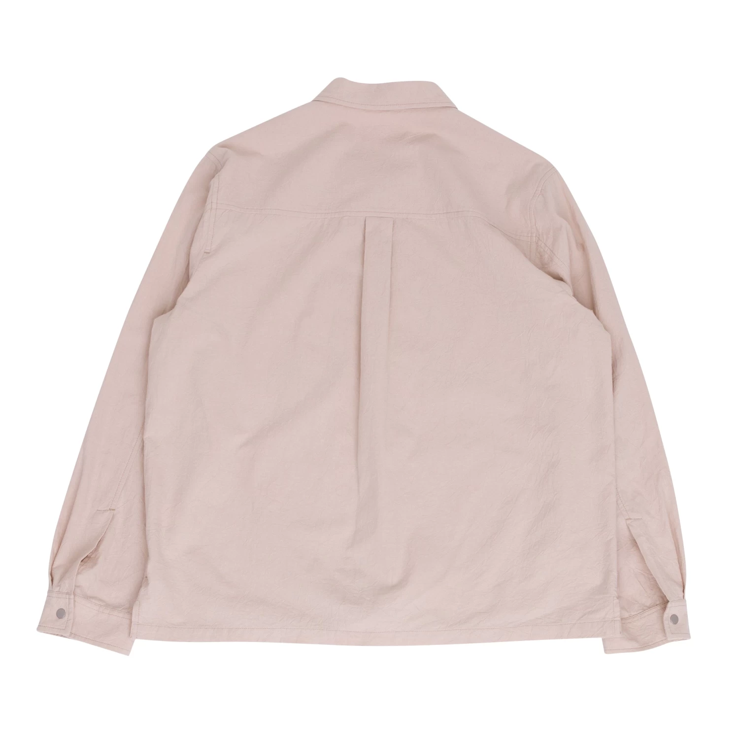 Patch Overshirt - Soft Pink Crinkle 12 Patch Overshirt - Soft Pink Crinkle - Image 10