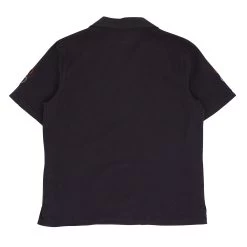 SS Soft Collar Shirt - Black Moon Embroidery DP -Clothing Sales Store AW24pre 110