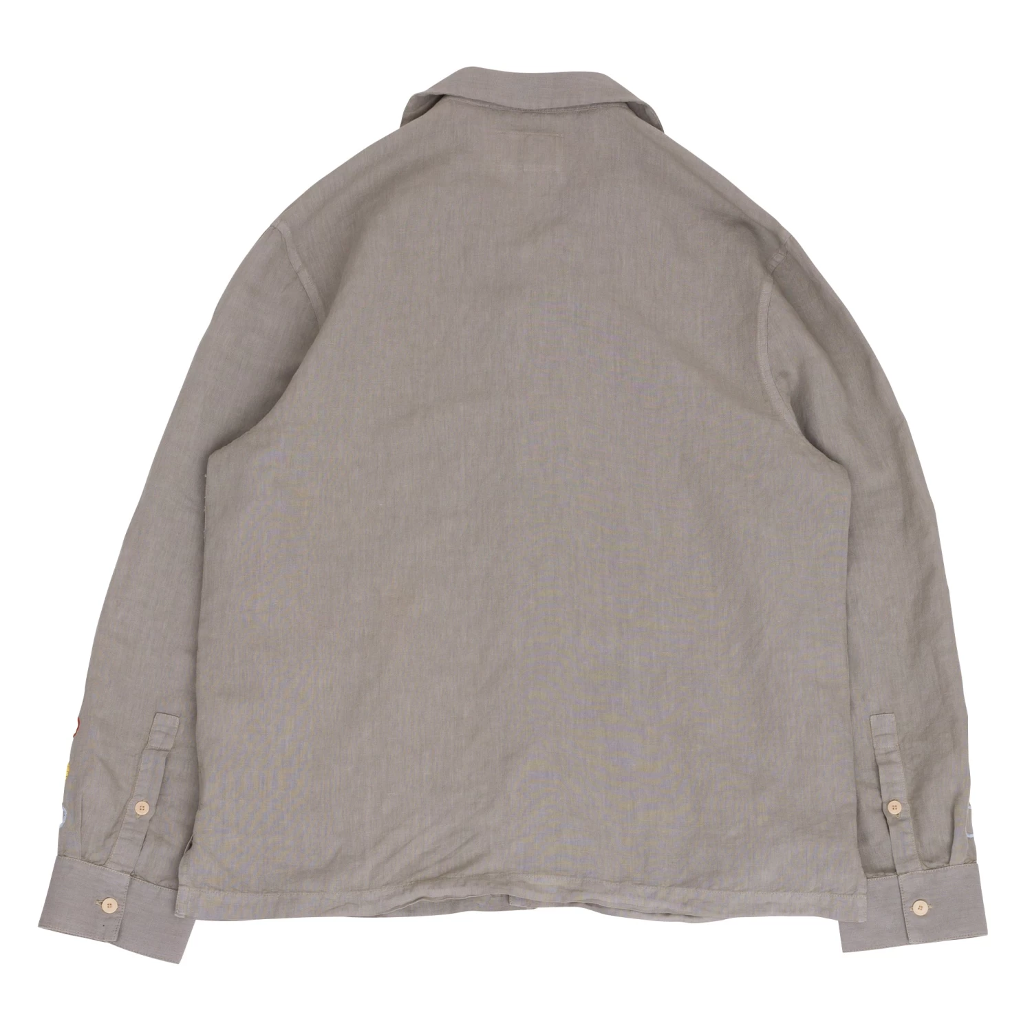 LS Soft Collar Shirt - Olive Sun Embroidery DP 12 LS Soft Collar Shirt - Olive Sun Embroidery DP - Image 10