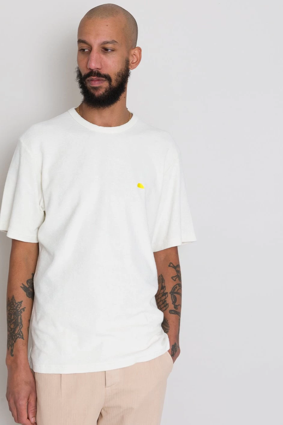 Relaxed Assembly Tee - Stone Terry DP 10 Relaxed Assembly Tee - Stone Terry DP - Image 8