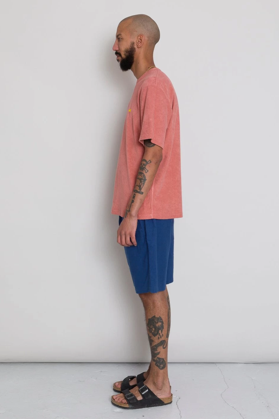 Relaxed Assembly Tee - Dark Coral Terry DP 6 Relaxed Assembly Tee - Dark Coral Terry DP - Image 4