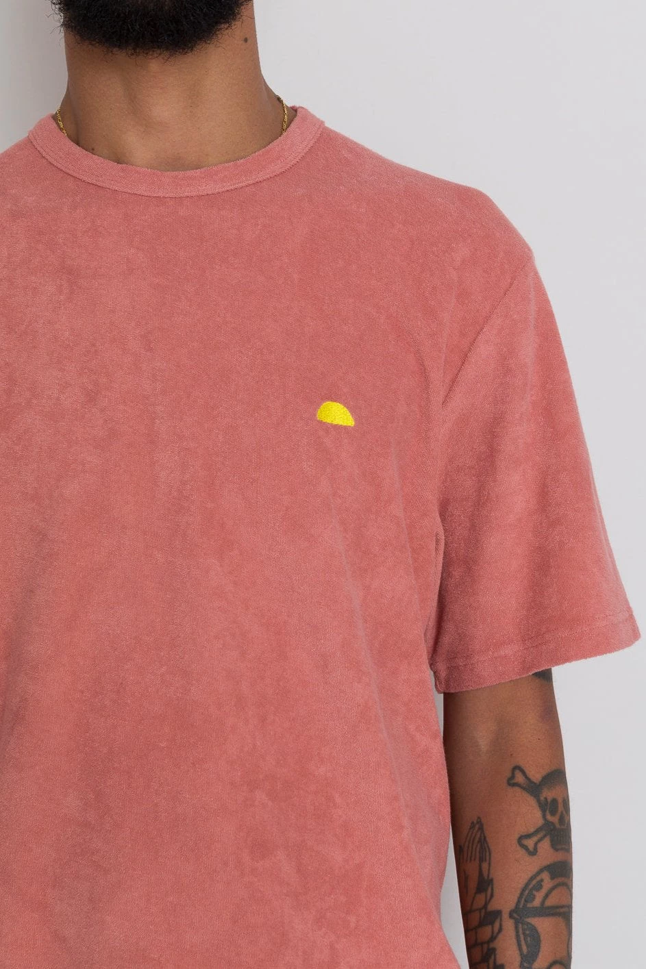 Relaxed Assembly Tee - Dark Coral Terry DP 11 Relaxed Assembly Tee - Dark Coral Terry DP - Image 9