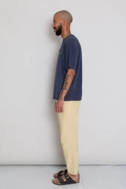 Relaxed Assembly Tee - Soft Navy Terry DP -Clothing Sales Store AW24preMarcelostyledshots 348