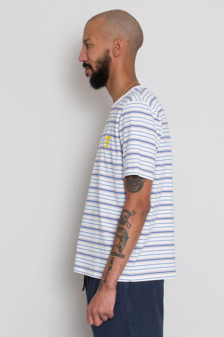 Multistripe Tee - Off White Sun DP 7 Multistripe Tee - Off White Sun DP - Image 5
