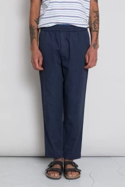Drawcord Assembly Pant - Navy Summer Twill -Clothing Sales Store AW24preMarcelostyledshots 366