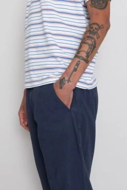 Drawcord Assembly Pant - Navy Summer Twill -Clothing Sales Store AW24preMarcelostyledshots 369