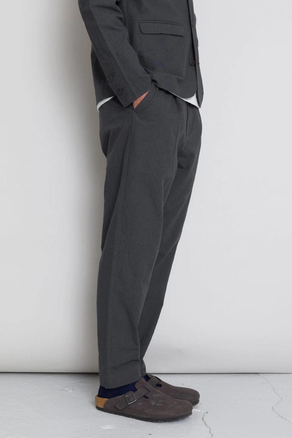 Assembly Suit Trouser - Graphite Crinkle 7 Assembly Suit Trouser - Graphite Crinkle - Image 5
