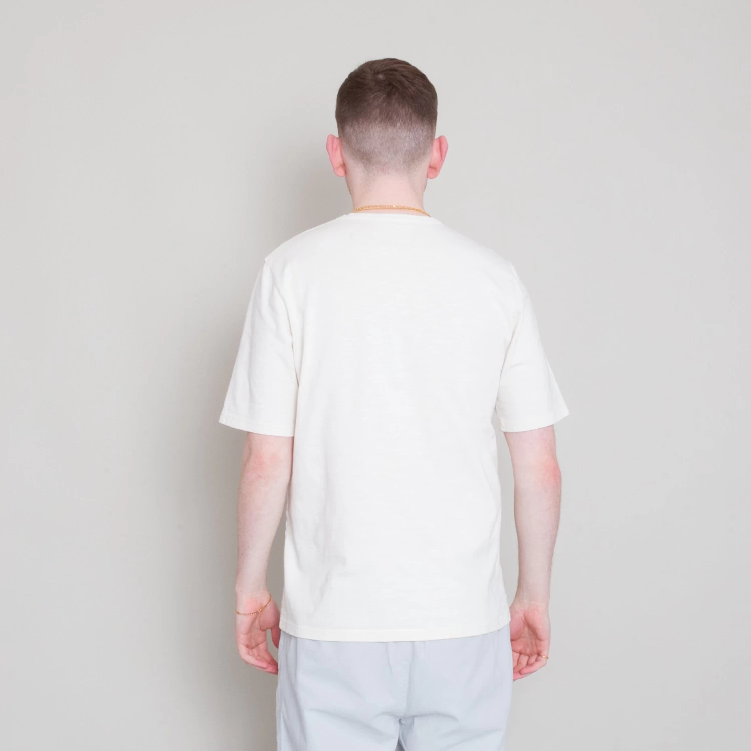 Slub Tee - Ecru 6 Slub Tee - Ecru - Image 4