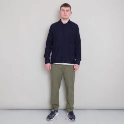 Patch Shirt - Navy Open Weave Check -Clothing Sales Store Archivess242 108