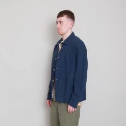 Assembly Jacket - Ash Navy Crinkle -Clothing Sales Store Archivess242 129