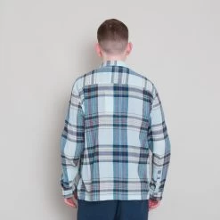 Patch Shirt - Ocean Blue Check 10 Patch Shirt - Ocean Blue Check -Clothing Sales Store Archivess242 190