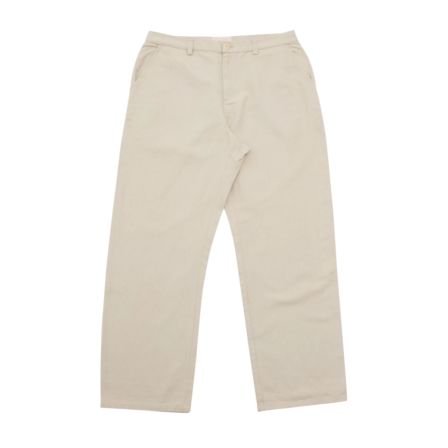 Barrel Leg Pant - Stone Hemp Canvas 3 Barrel Leg Pant - Stone Hemp Canvas