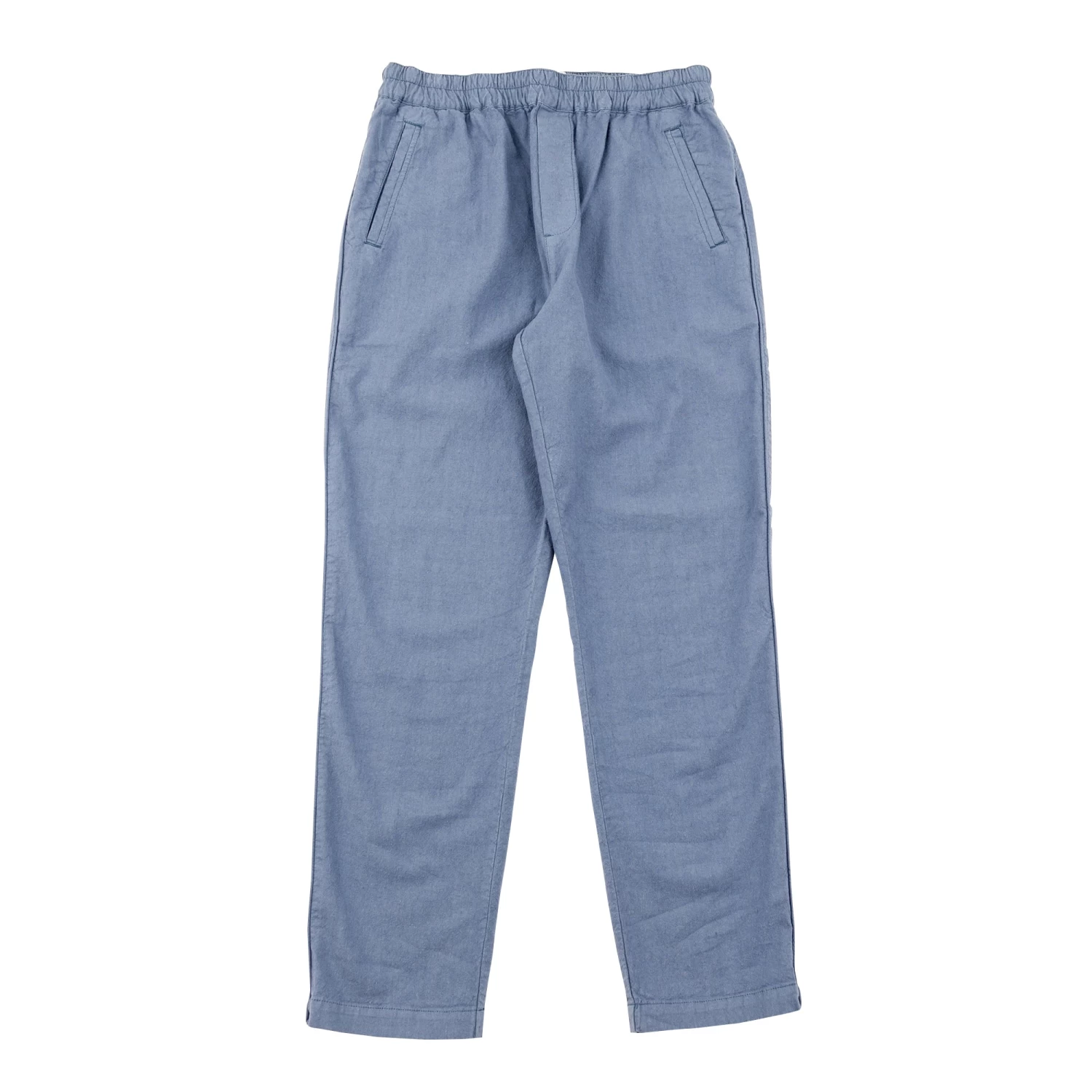 Cotton Linen Trouser Drawcord - Woad 3 Cotton Linen Trouser Drawcord - Woad